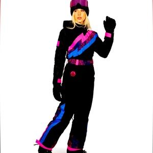 Tipsy elves Retro-style ski suit purchased last year worn once!